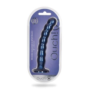 Shots - Ouch! Beaded Silicone G-Spot Dildo - 8 / 20,5 cm