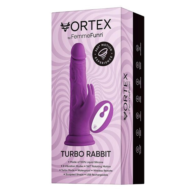 Femmefunn Wireless Turbo Rabbit Purple