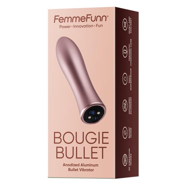 Femmefunn Bougie Bullet Rose Gold