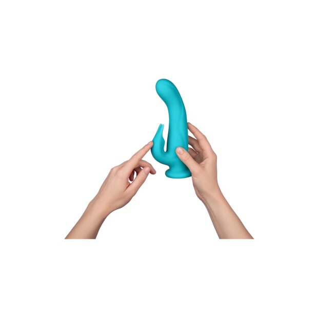 FemmeFunn Pirouette Rabbit-Vibrator Türkis 20,3 cm
