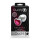Shots Ouch! Heart Gemstone Anal Plug Silver Pink medium 3,4 cm