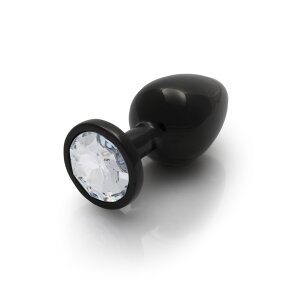 Shots Ouch! Runder Edelstein Anal Plug gro&szlig; Schwarz...