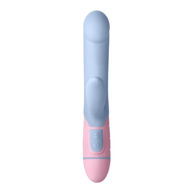 FemmeFunn Ffix Rabbit Vibrator Blau 20,3 cm
