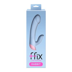 FemmeFunn Ffix Rabbit Vibrator Blau 20,3 cm