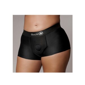Shots Ouch! Vibrierende Strap-on Boxershorts Panty...