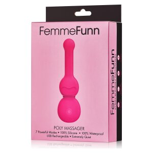 FemmeFunn Poly Massager Vibrator Pink 14,7 cm
