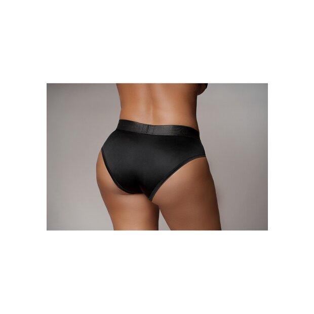 Shots Ouch ! Slip haut vibrant Strap-on XL/XXL