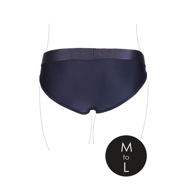 Shots Ouch! Vibrating Strap-on Hipster M/L