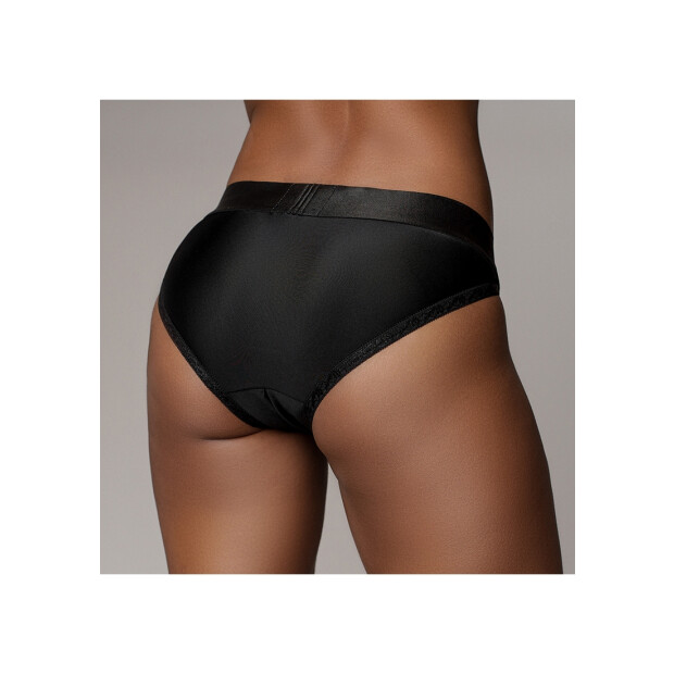 Shots Ouch! Vibrating Strap-on Hipster M/L