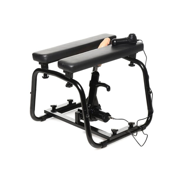 Deluxe Bangin Bench with Sex Machine - Black