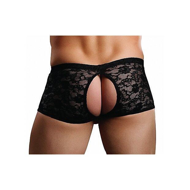 Crotchless Pantie Black - S/M