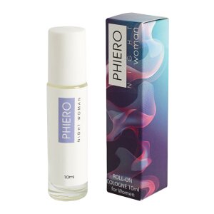 Phiero Night Woman Perfume with Pheromones in Roll-On...
