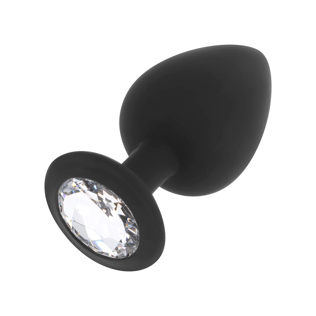 OHMAMA Analplug Diamant L Schwarz  3,5 cm, 13,95