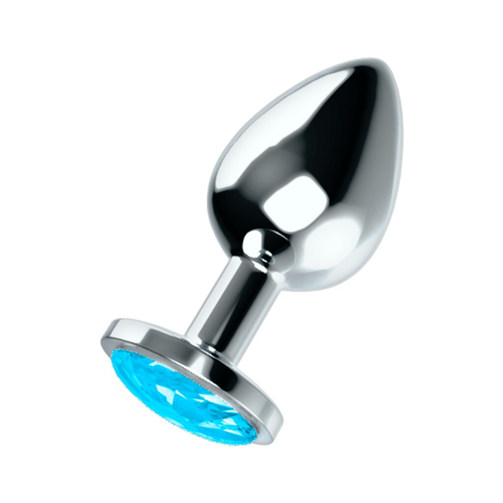 anal plug kristall Goldener Analplug mit lila Kristall main image 0