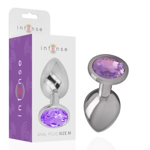 Intimate Intense Metall Analplug Medium Silber ⌀ 3,3 cm