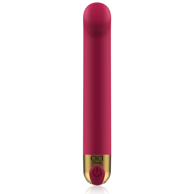 Cici Beauty Premium Silikon Klitoris Stimulator Vibrator Pink 10 cm
