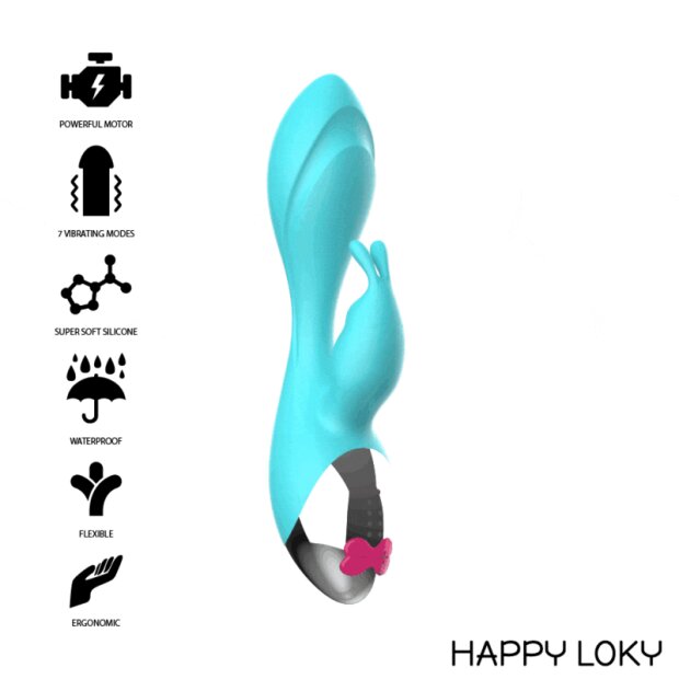 Happy Loky Miky Rabbit Vibrator Türkis