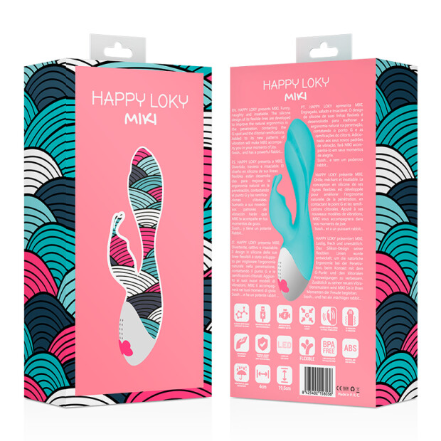 Happy Loky Miky Rabbit Vibrator Türkis