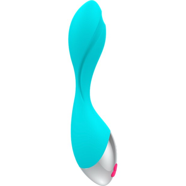 Happy Loky Mini Spaß Vibrator Türkis 19,5 cm ø 4 cm