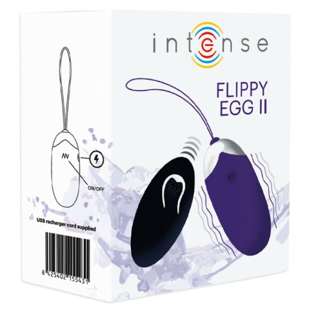 Intense Flippy II Paarvibrator Lila 7 cm ø 2,8 cm