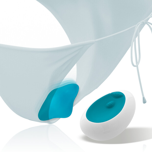 Intense Pantie Vibrator Blue