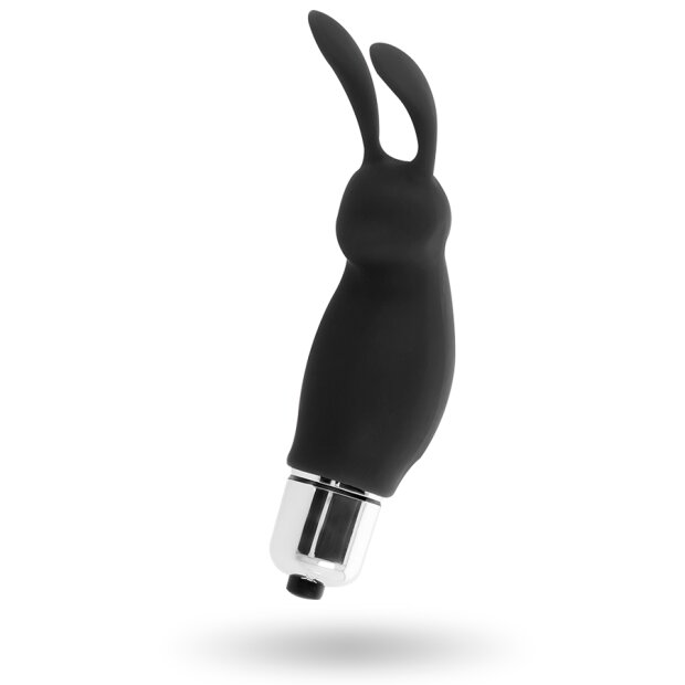 Intense Rabbit Roger Vibrator Schwarz 9 cm