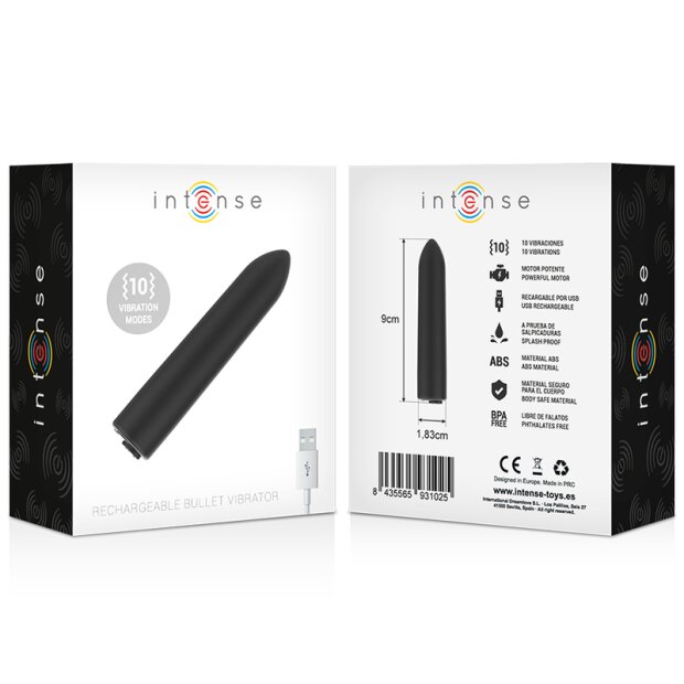 Intense Vibrateur à balle noir