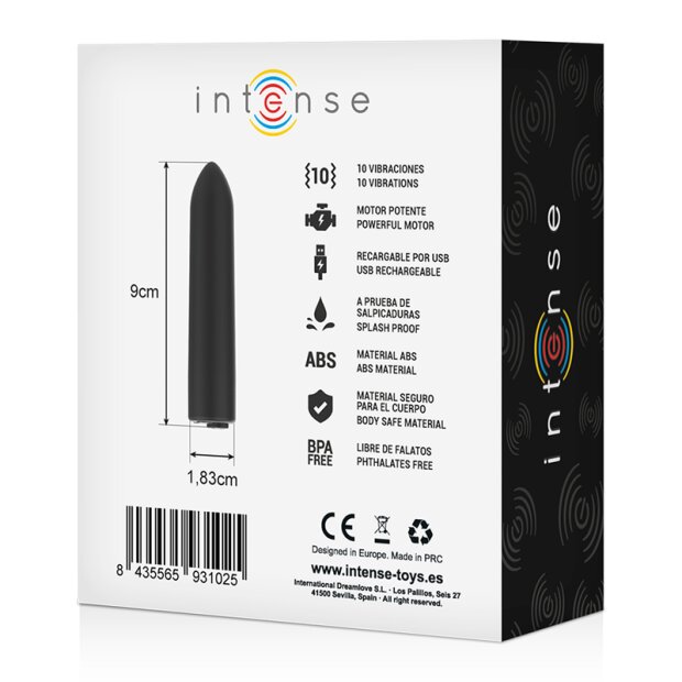 Intense Vibrateur à balle noir