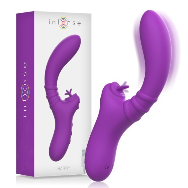 Intense Vibrateur flexible avec langue