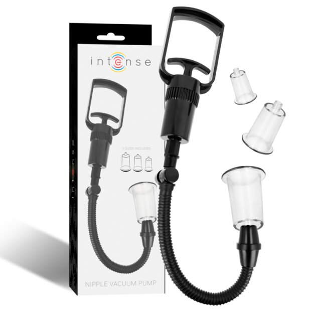 Intense Unisex Nippelsauger Vakuumpumpe Schwarz