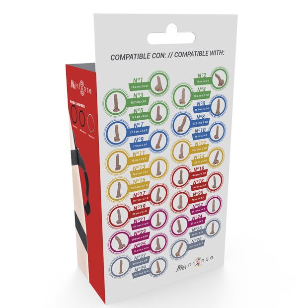 Intense Gurt zum Umschnallen Strap-On Schwarz ⌀ 6 cm