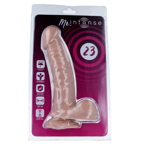 Intense Realistischer Penis Dildo Beige 20,8 cm