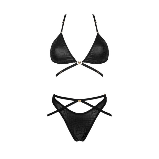 Obsessive Cobra Nive 2pcs set black S/M