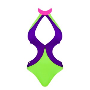 Obsessive Playa Norte swimsuit green-purple M