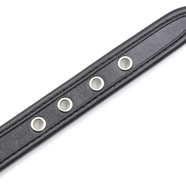 OHMAMA handcuffs with leather straps black