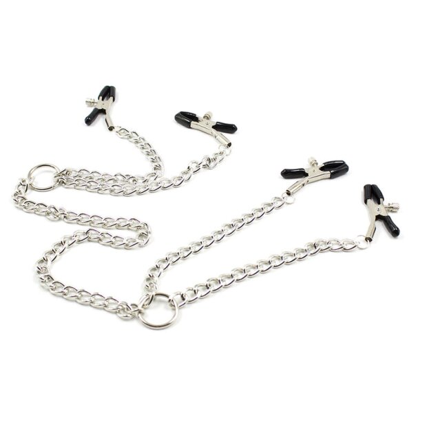 OHMAMA 4 nipple clamps with chains