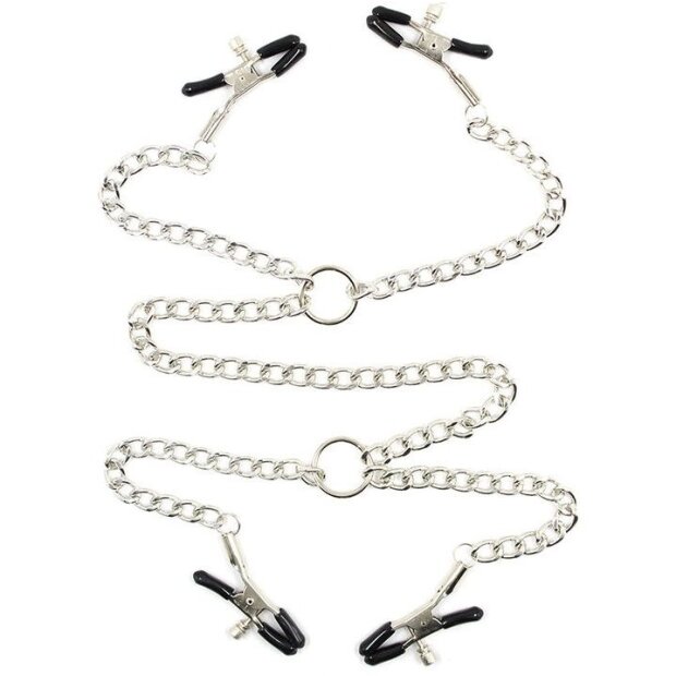 OHMAMA 4 nipple clamps with chains