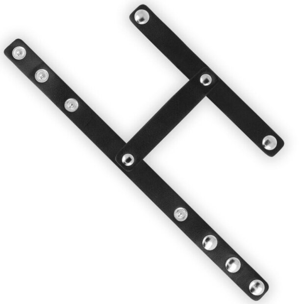 OHMAMA Testicles Cage Leather Black