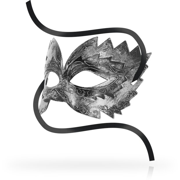 OHMAMA silberne Maske venezianischer Stil