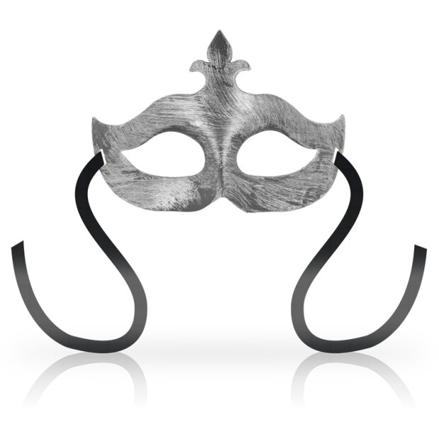 OHMAMA Fleur de Lis Maske Silber