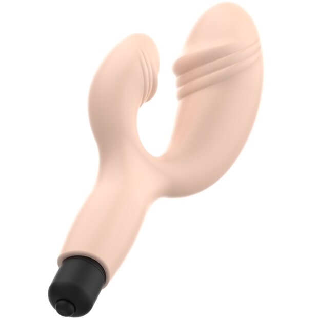 OHMAMA Classic Rabbit Vibrator Beige 15,5 cm
