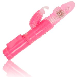 OHMAMA Vibraor rotatif avec lapin rose