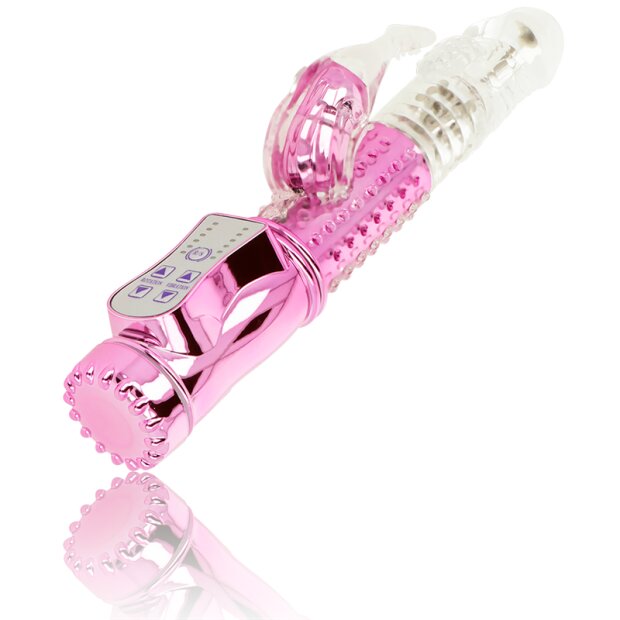 OHMAMA Vibrator rotating with clitoris Stimulator pink