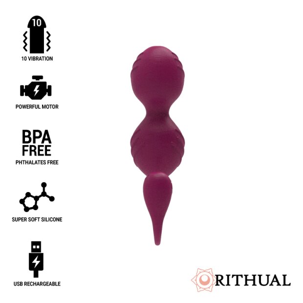 Rithual Nisha Rechargeable Kegel Balls Orquidea Liebeskegel Lila ⌀ 3,5 cm