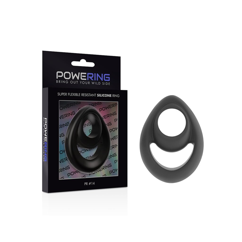 Powering Penis Hodenring PR14 Penisring Schwarz, 20,95