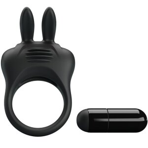 Pretty Love Davion Rabbit Vibrator Schwarz