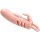 Pretty Love Sloane penis sheath with rabbit vibrator skin-colored
