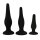 Pretty Love Silikon Anal Plug Set für Anfänger Anal Plugs Schwarz 3 Teilig