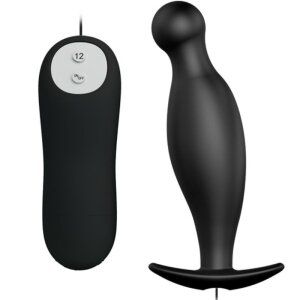 Pretty Love Silikon Anal Plug Prostatamassager Schwarz ⌀...