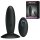 Pretty Love Silikon Anal Plug mit Vibration Schwarz ⌀ 3,3 cm